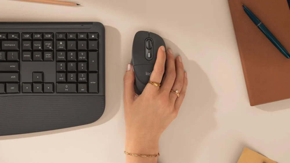 Logitech lança teclados com ABNT2 e mouse com almofada confortável no Brasil