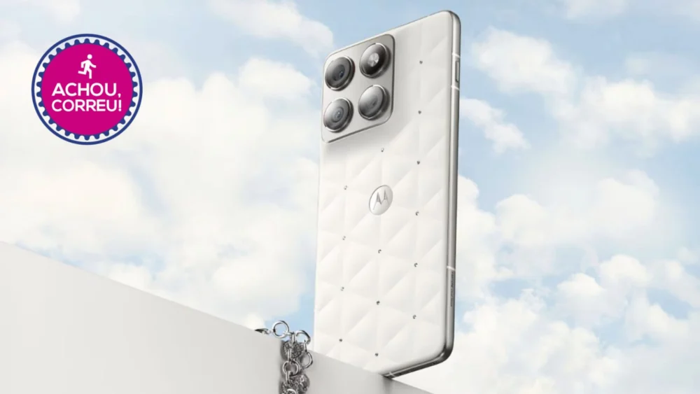 Motorola Edge 70 (512 GB) com cristais Swarovski entra em promoção
