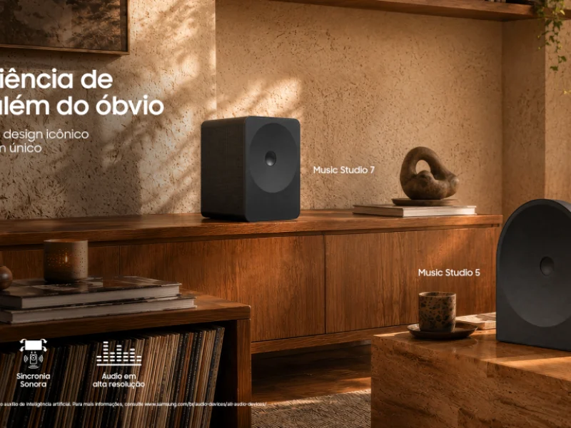 Nova linha de smart speakers combina qualidade sonora com Inteligência Artificial, diz Samsung 