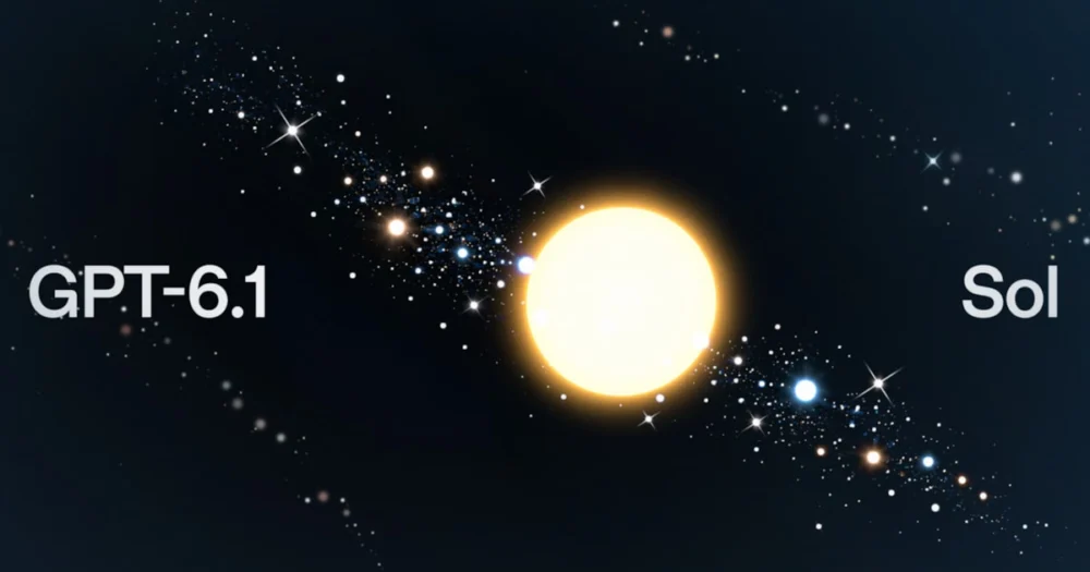 OpenAI lança GPT-6.1 Sol com desempenho próximo do Astra e mais barato
