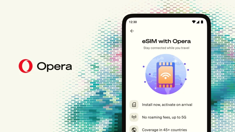 Opera para Android agora tem eSIM com 3 GB grátis