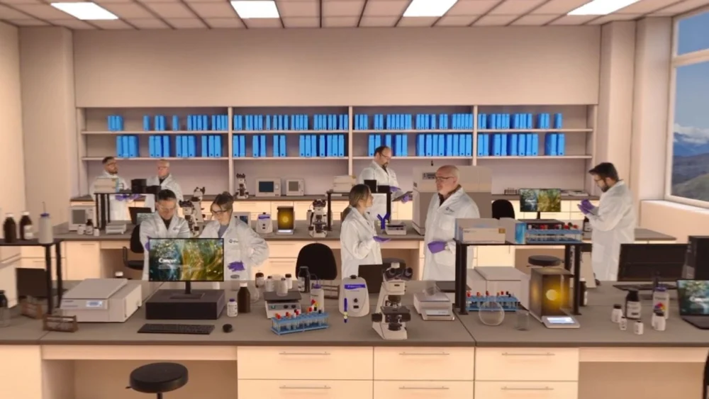Pfizer lança experiência para o Apple Vision Pro que demonstra pesquisa de medicamento contra o câncer