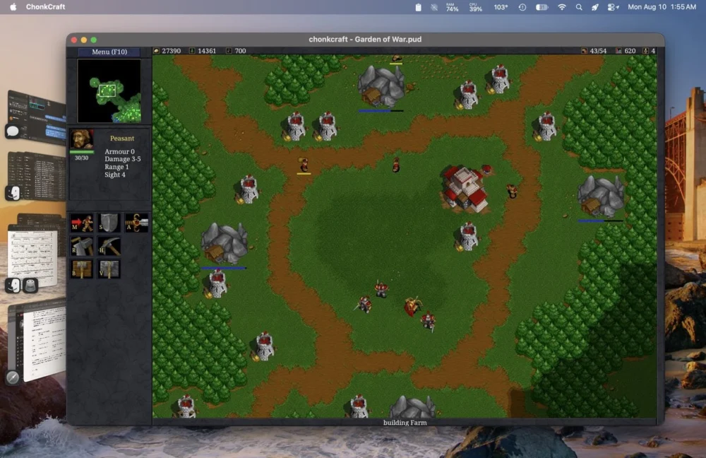 Rode o clássico jogo Warcraft II em Macs modernos com o ChonkCraft