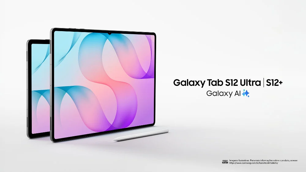 Samsung lança os tablets S12 com bateria de até 23 horas