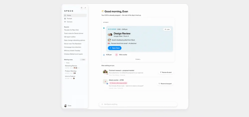 Snap lança apps da plataforma de IA dos óculos Specs para iOS e macOS