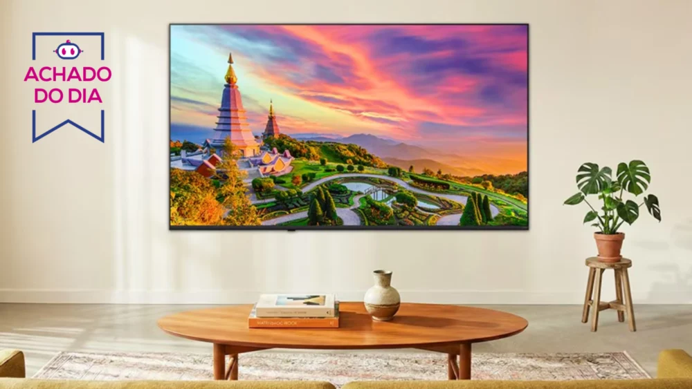 TV LG QNED 55″ tem 25% OFF em até 12x sem juros na Amazon