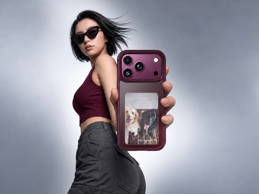 UGREEN lança Magic E Ink Screen Case, capa com tela traseira para os iPhones 18 Pro