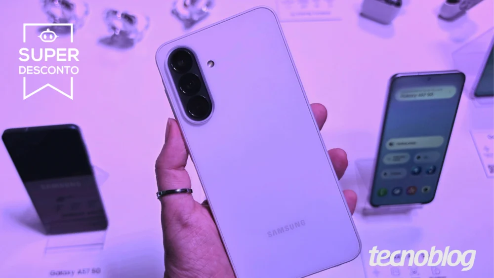 Últimas horas: Galaxy A37 (256 GB) tem queda agressiva de 55% com cupom