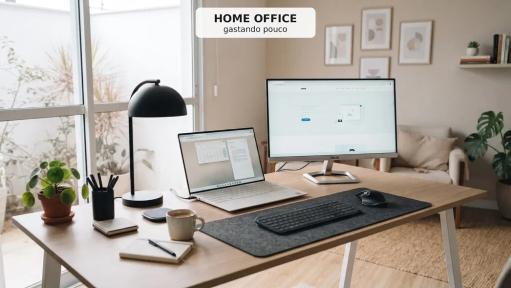 Veja os melhores produtos para montar home office gastando pouco