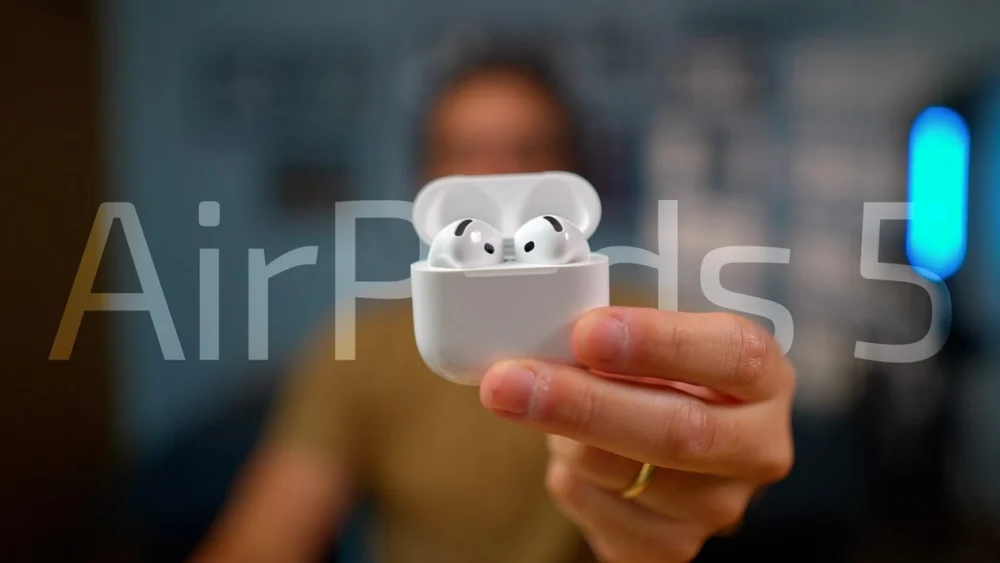 Vídeo: AirPods 5 chegam com controle de volume na haste e ANC 50% melhor!
