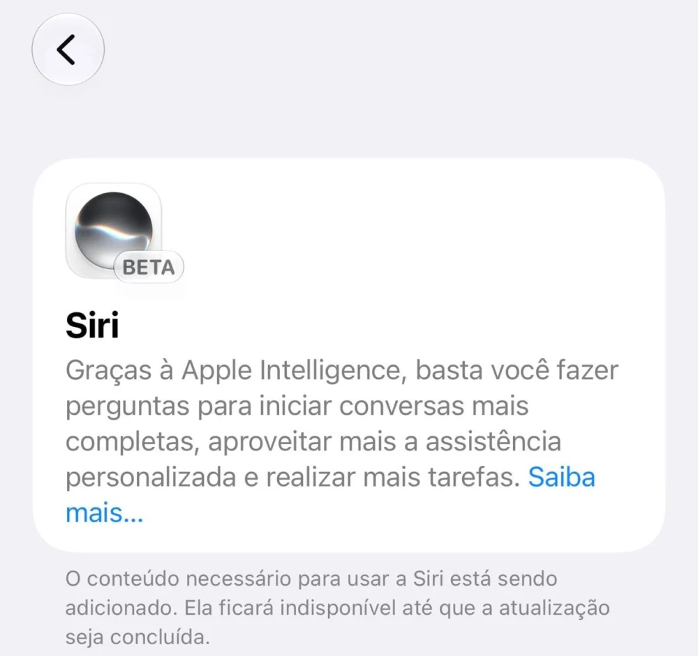 iOS 27.2 incluirá Siri AI em português, app Saúde renovado e mais!