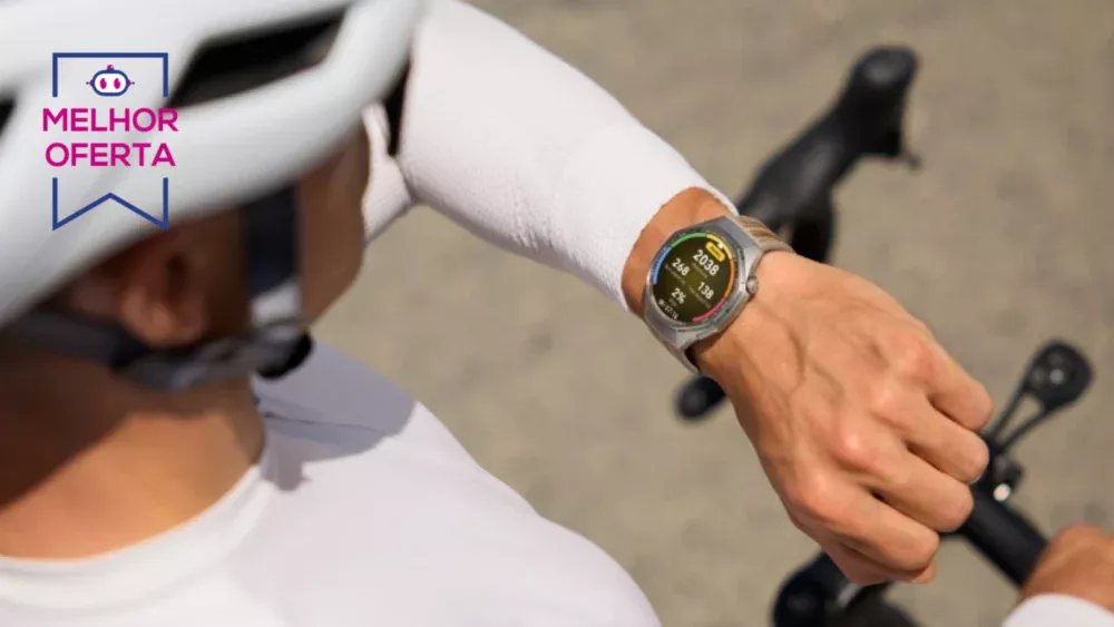 Huawei Watch GT 6 Pro cai 41% pra quem busca smartwatch resistente