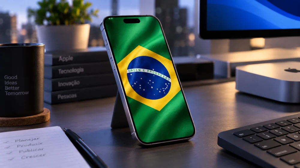 Participação da Apple no mercado brasileiro de smartphones cresceu no 1º semestre de 2026
