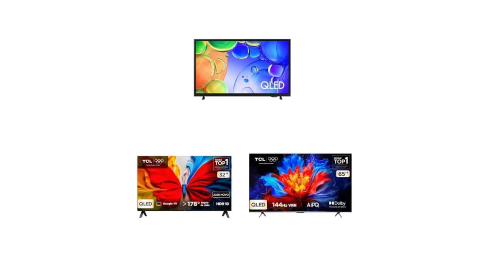 Quer renovar a sala? Selecionamos TVs QLED em promoção na Amazon