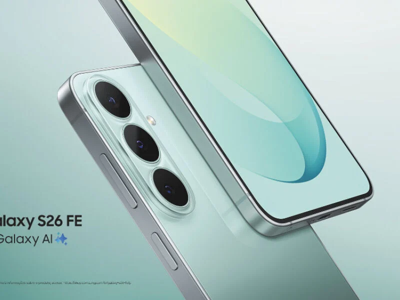 Samsung Galaxy S26 FE chega ao Brasil com Galaxy AI e One UI 9 nesta quarta-feira (16)