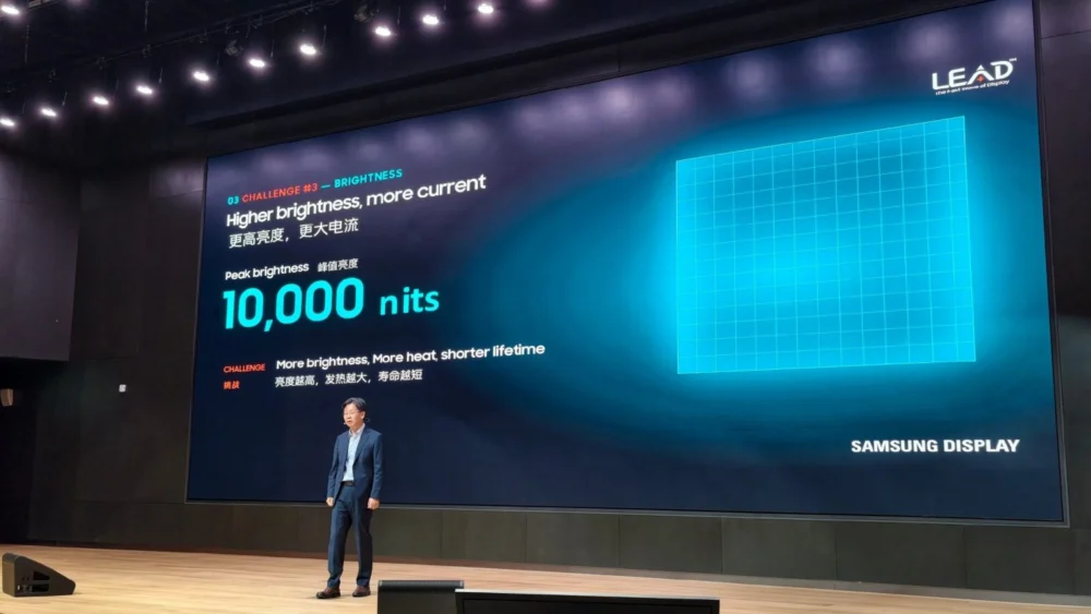 Samsung revela tela de 10 mil nits usada nos novos iPhones