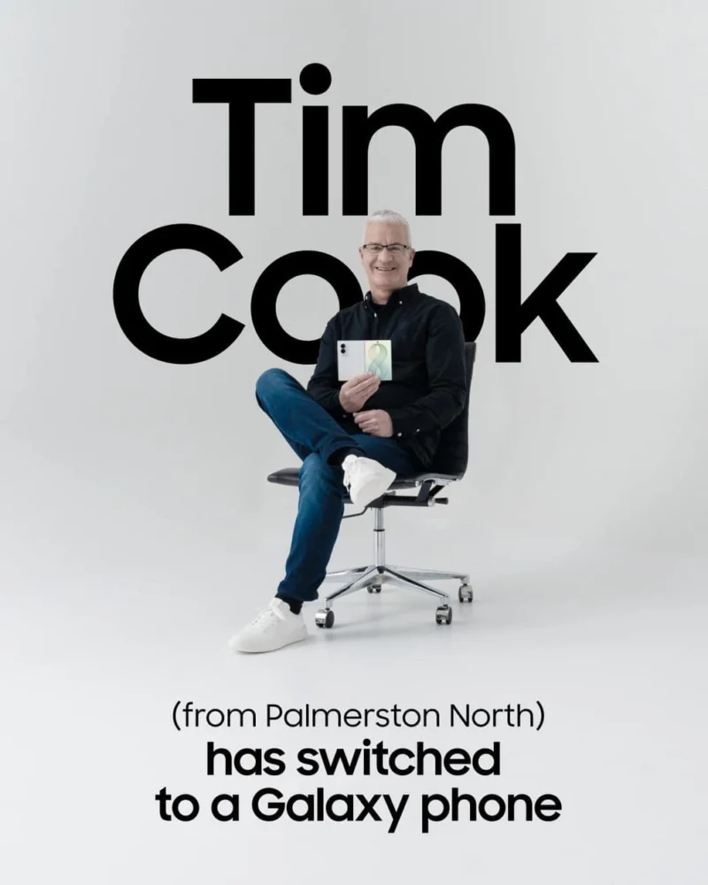 “Tim Cook” promove o Galaxy Z Fold8 em comercial da Samsung