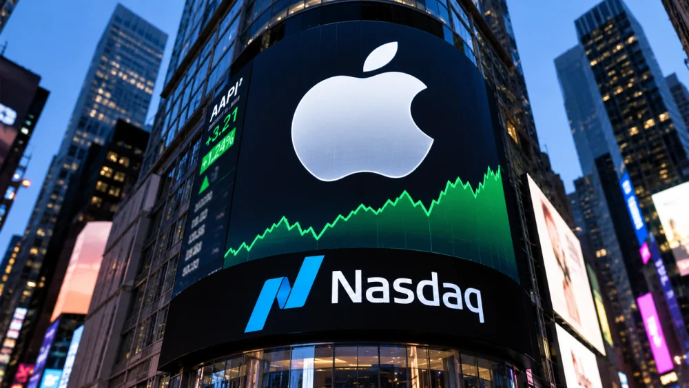 Apple atinge novo recorde de fechamento na Nasdaq e vale US$5,02 trilhões