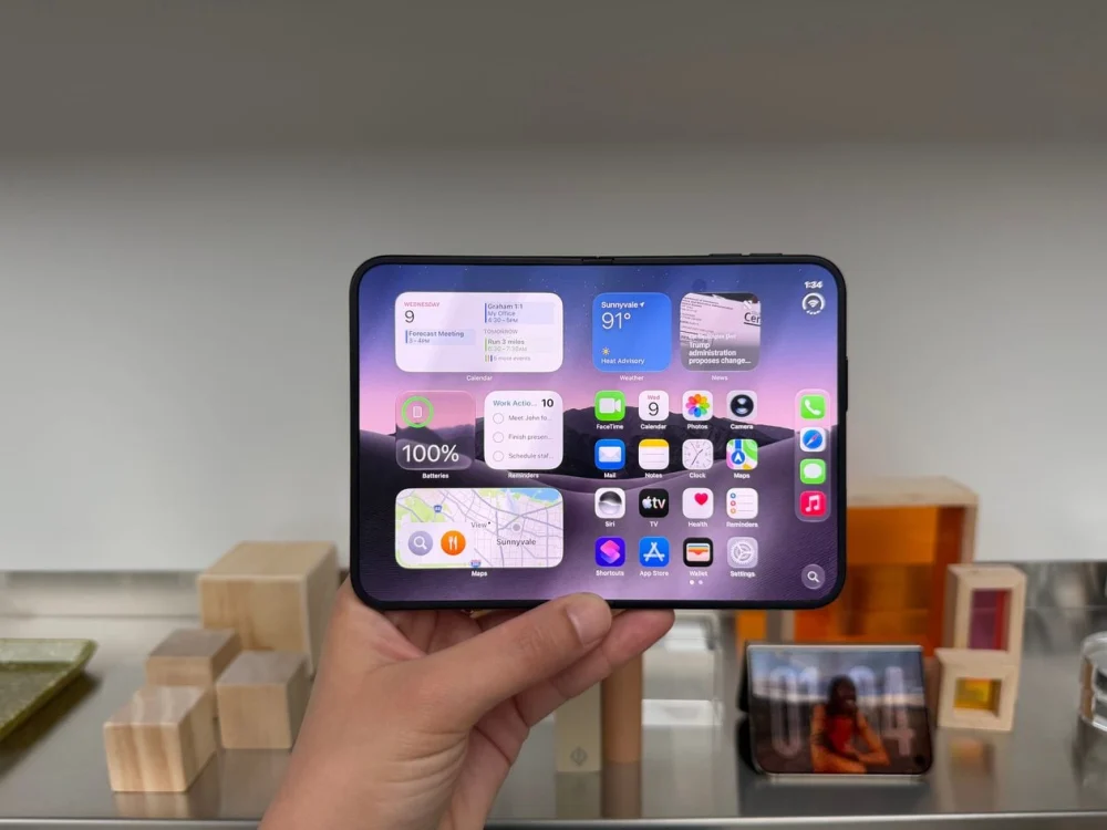 Apple estaria testando protótipos do “iPhone Duo 2” com Face ID sob a tela