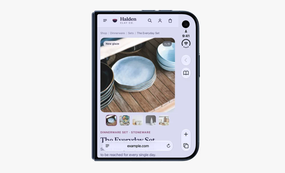 Apple quer melhorar o Safari na tela externa do iPhone Duo