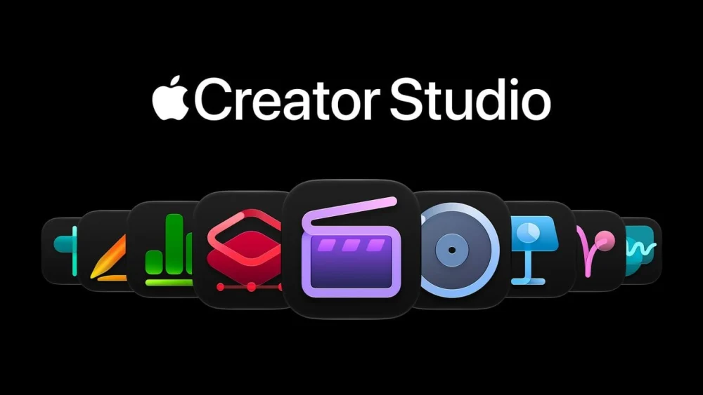 Apps do Apple Creator Studio ganham assistente de IA, integração com MotionVFX, edição por texto e mais