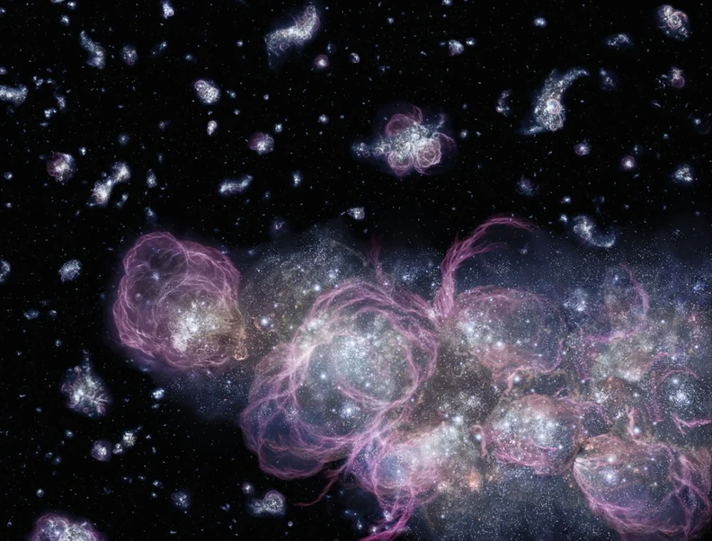 Cientistas voltaram virtualmente aos primeiros 180 milhões de anos do Universo — e encontraram pistas sobre nossa galáxia