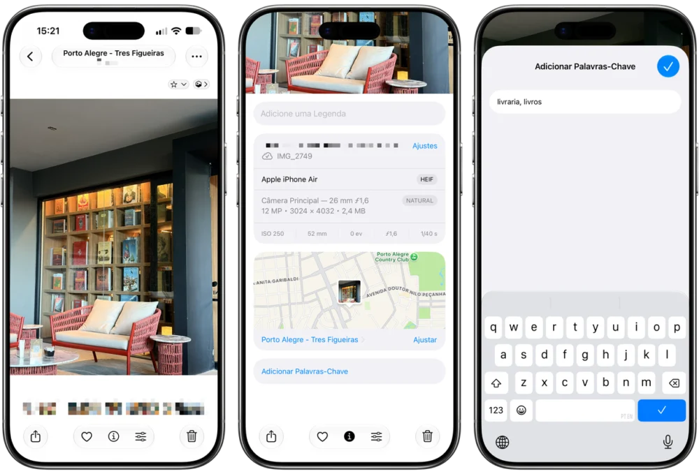 Como adicionar palavras-chave em imagens do app Fotos [iPhone e iPad]