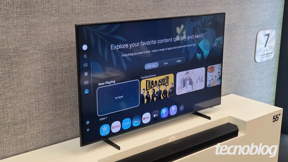 Como baixar um app na TV Samsung