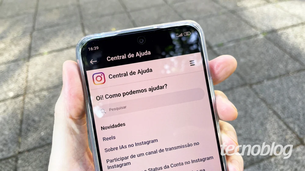 Como entrar em contato com o suporte do Instagram via chat