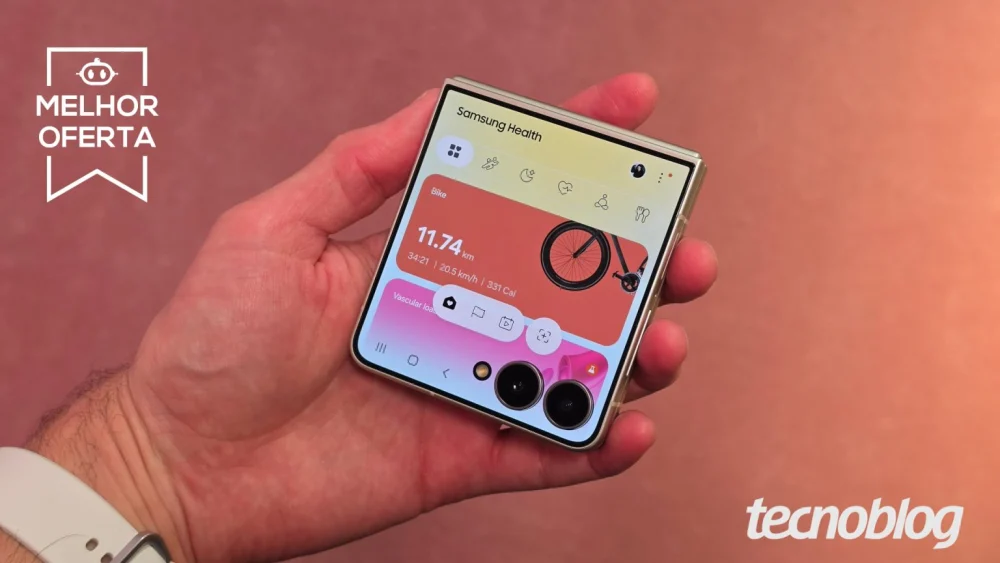Despencou: Galaxy Z Flip 8 fica R$ 4 mil mais barato com cupom