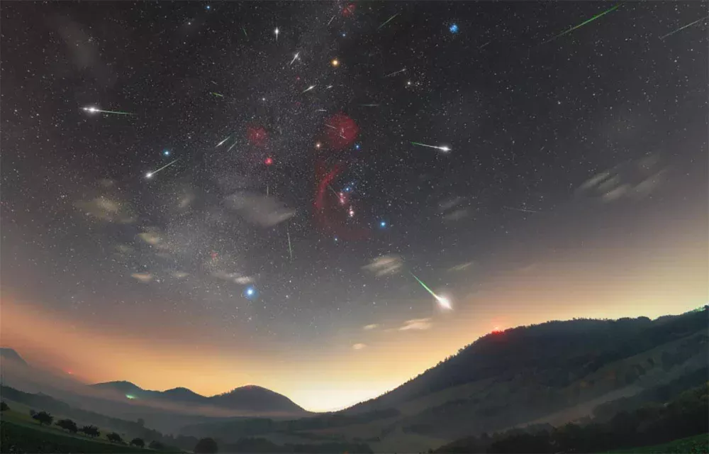 É hoje! Olhe para o céu e veja uma chuva de meteoros formada por restos do cometa Halley