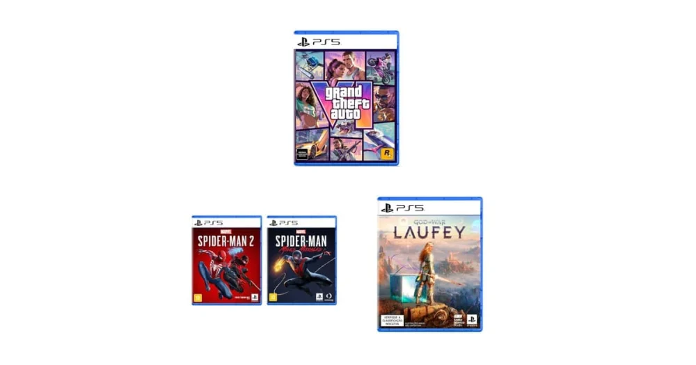 GTA VI, Spider-Man e God of War: os melhores jogos de PS5 em promoção agora