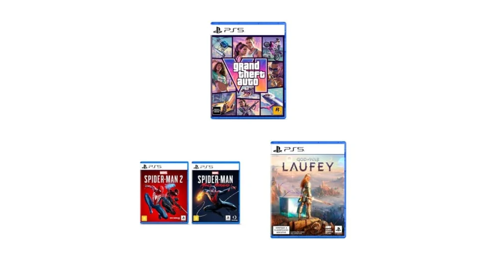 GTA VI, Spider-Man e God of War: seleção imperdível de jogos para PS5 em promoção