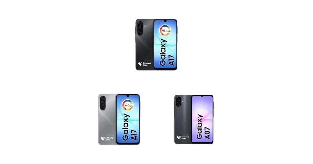 Galaxy A07 ou A17? Selecionamos os melhores Smartphones Samsung em promoção agora