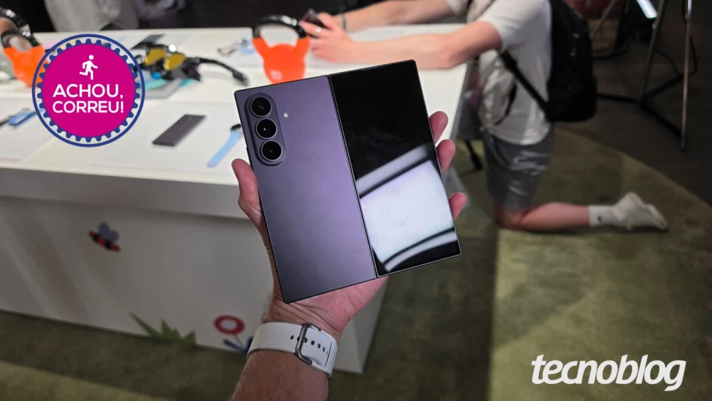 Galaxy Z Fold 8 Ultra com mais câmeras já cai 42% em promoção