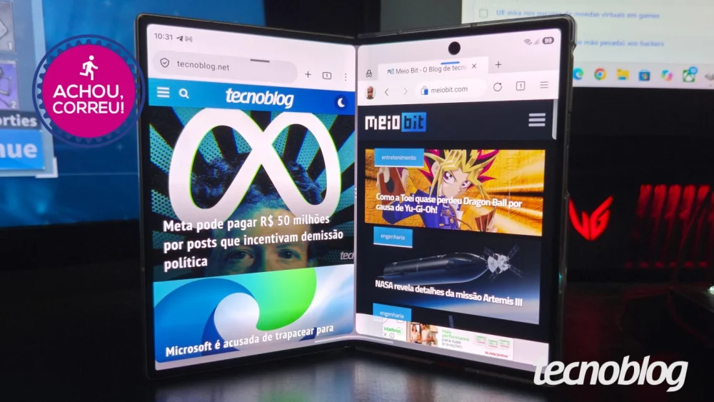 Galaxy Z Fold 8 com novo design chega a quase R$ 2 mil de desconto
