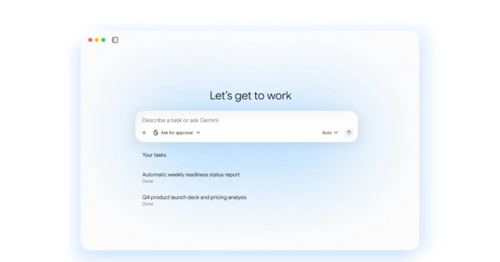 Gemini Agent: Google lança agente de IA ‘universal para o trabalho’
