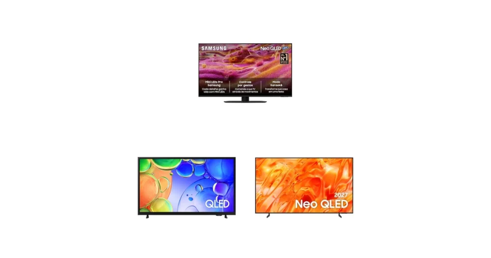 Hora de renovar a sala: selecionamos TVs Neo QLED com tecnologia de ponta em promoção na Amazon