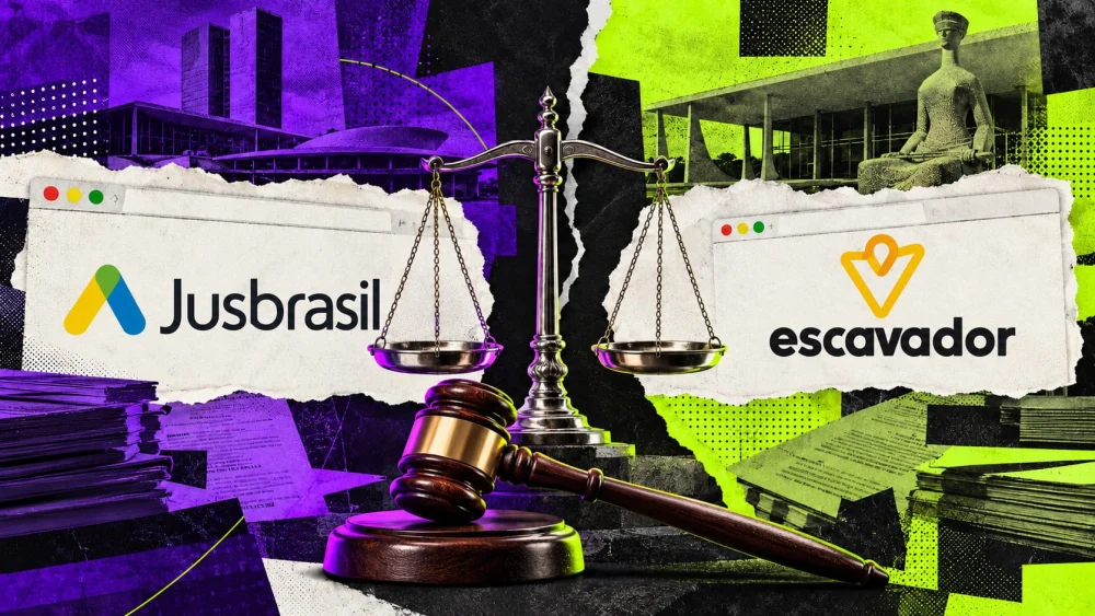 Justiça proíbe Jusbrasil manipular IAs contra o Escavador