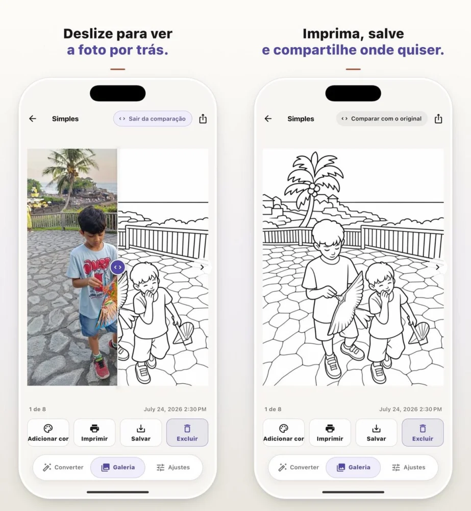 Lineora: app transforma suas fotos em desenhos para colorir (e muito mais)
