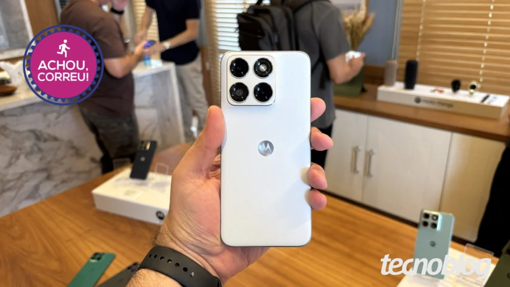 Motorola Edge 70 Fusion (256 GB) entra em promoção com menor preço em meses