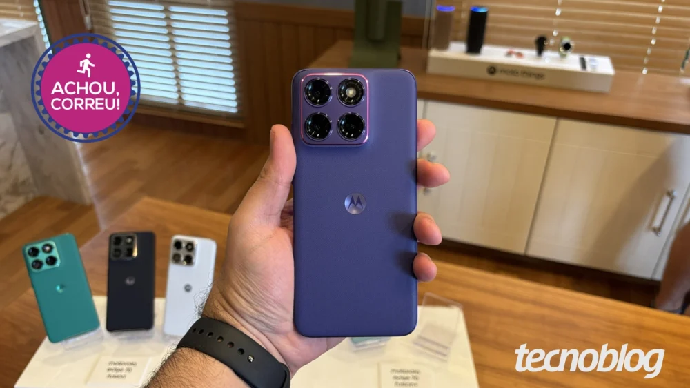 Motorola Edge 70 Fusion Plus (512 GB) atinge menor preço que já vimos