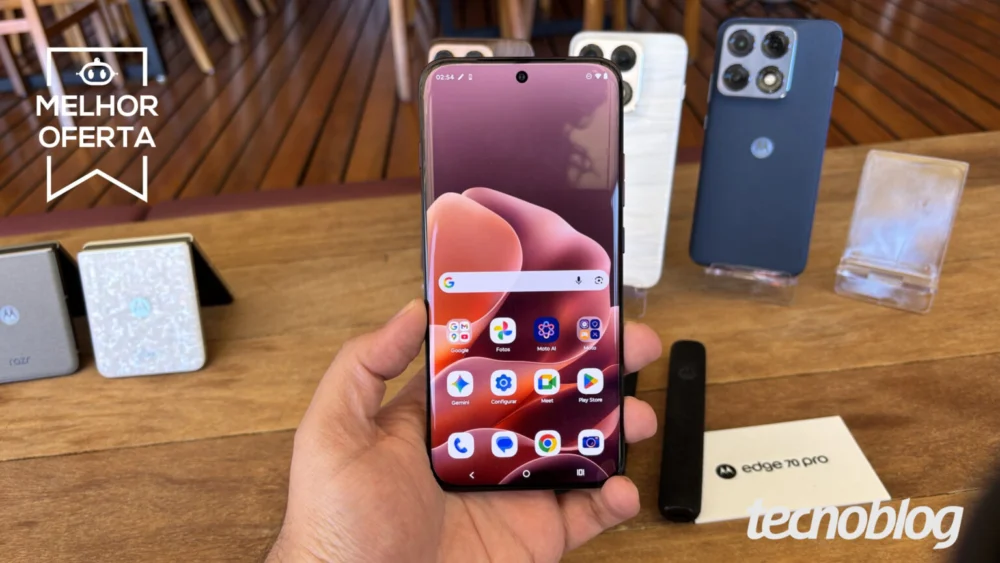 Motorola Edge 70 Pro atinge 2.º menor preço desde lançamento no Mercado Livre