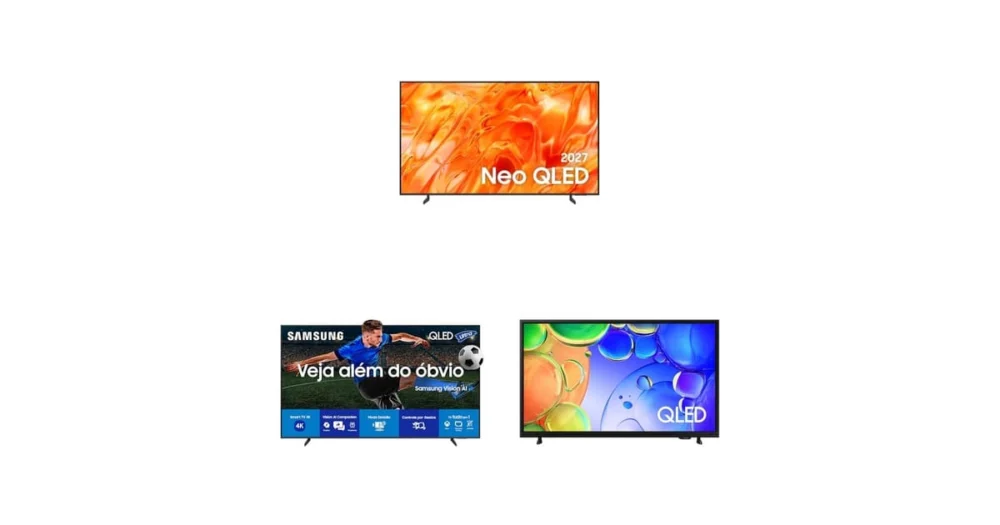 Neo QLED, QLED e mais: selecionamos as melhores TVs Samsung em promoção agora