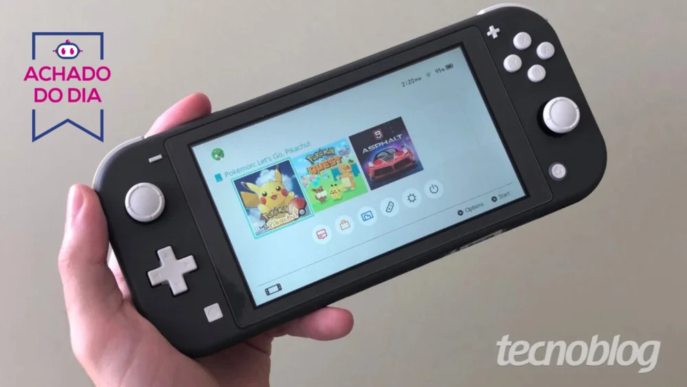 Nintendo Switch Lite fica mais barato com cupom no Mercado Livre