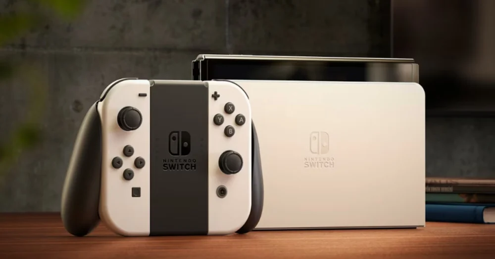 Nintendo Switch OLED com Mario Bros. Wonder e Nintendo Switch Online em promoção
