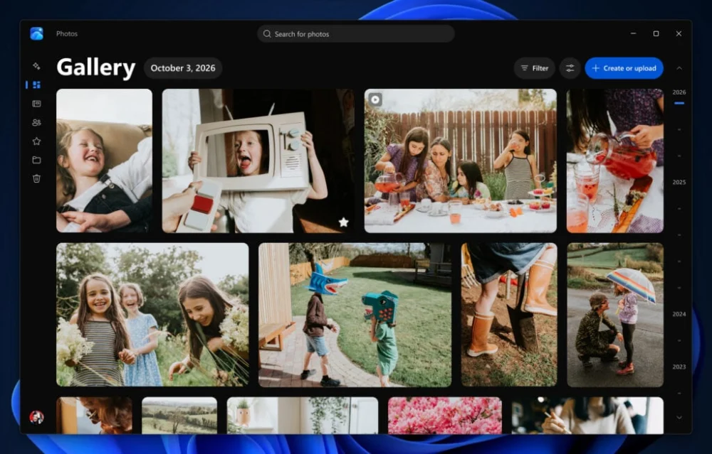 Novo app Fotos do Windows 11 agora integra a Fototeca do iCloud