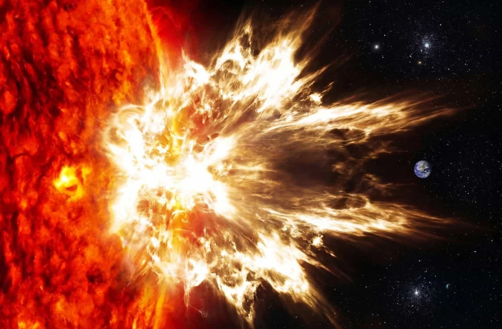 O dia em que o Sol lançou uma tempestade tão forte que incendiou equipamentos na Terra