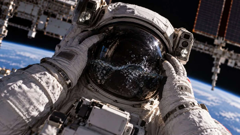 O dia em que um astronauta quase se afogou dentro do próprio capacete no espaço