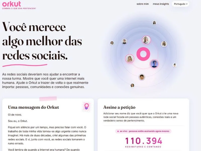 Orkut de volta? Criador da antiga rede social fala sobre lançamento de novo website